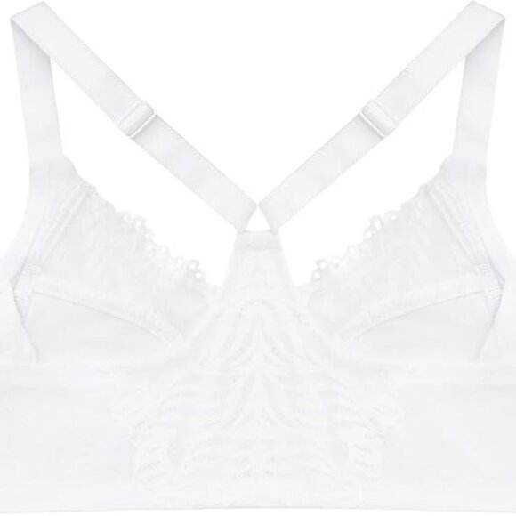 Glamorise Women's Plus Size Front-Close T-Back Wonderwire Underwire 48D NWOT - Picture 6 of 8